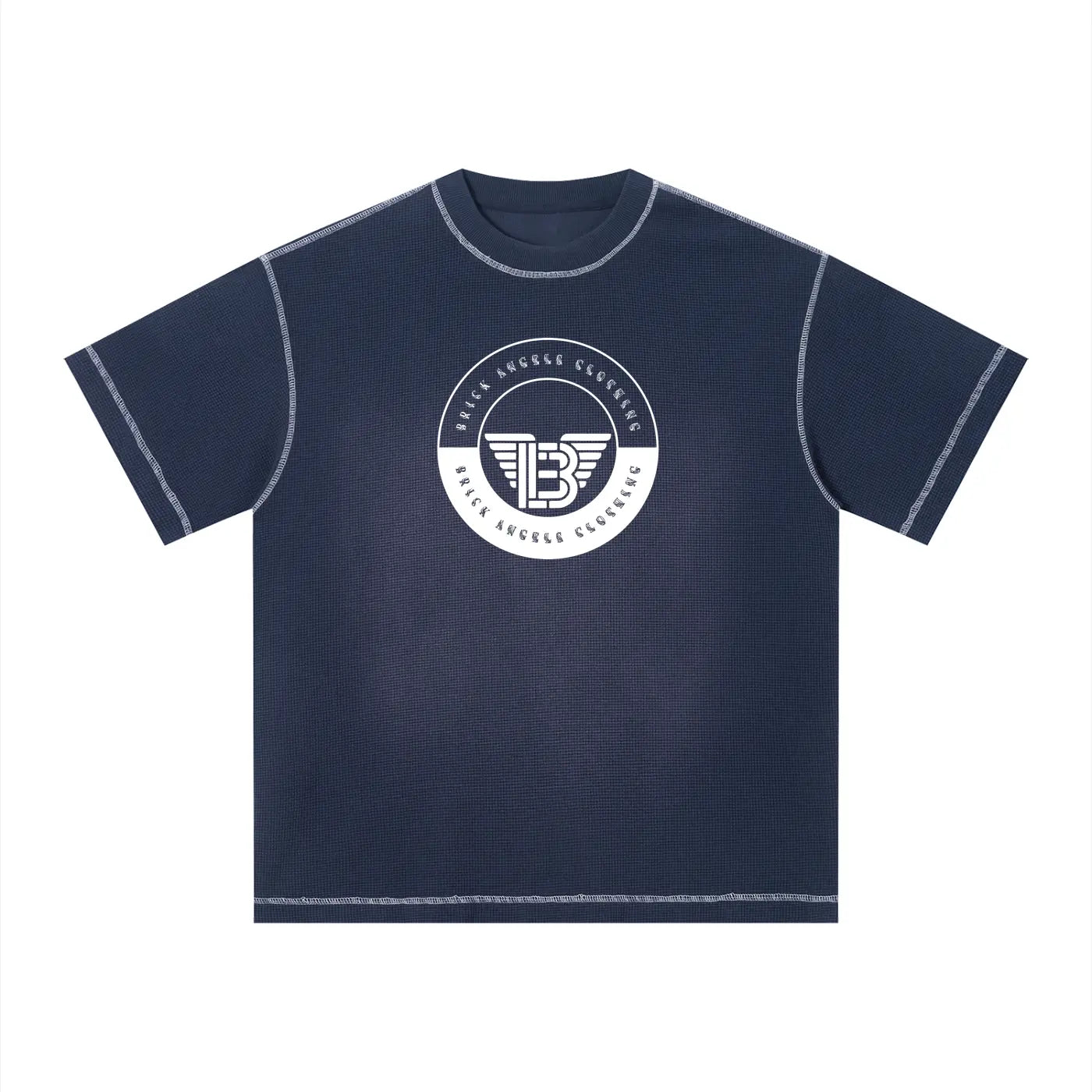 BAC Unisex Sunfade Waffle Boxy T-Shirt ODMPOD