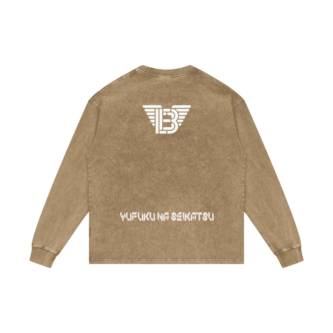 BAC Acid Wash Oversize Long Sleeve T-Shirt ODMPOD
