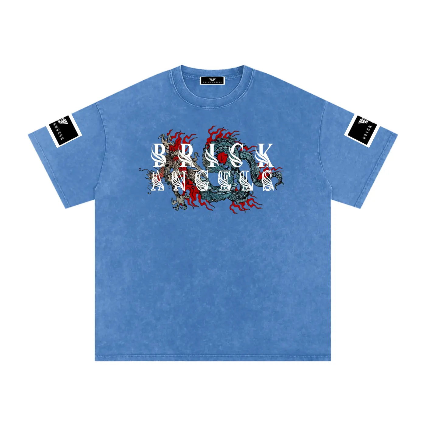 BAC Snow Washed Oversized Cotton T-Shirt ODMPOD