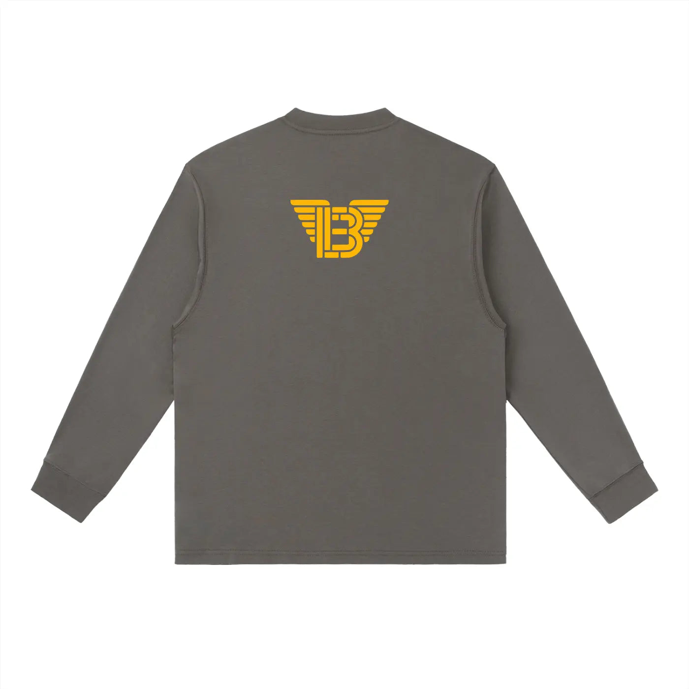 BAC Essential Crewneck Long-Sleeve Gold Logo T-Shirt ODMPOD