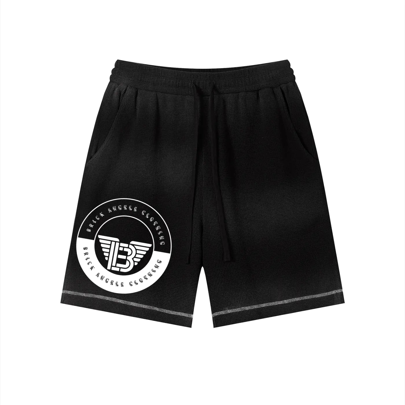 BAC Unisex Sunfade Waffle Raw Hem Shorts ODMPOD