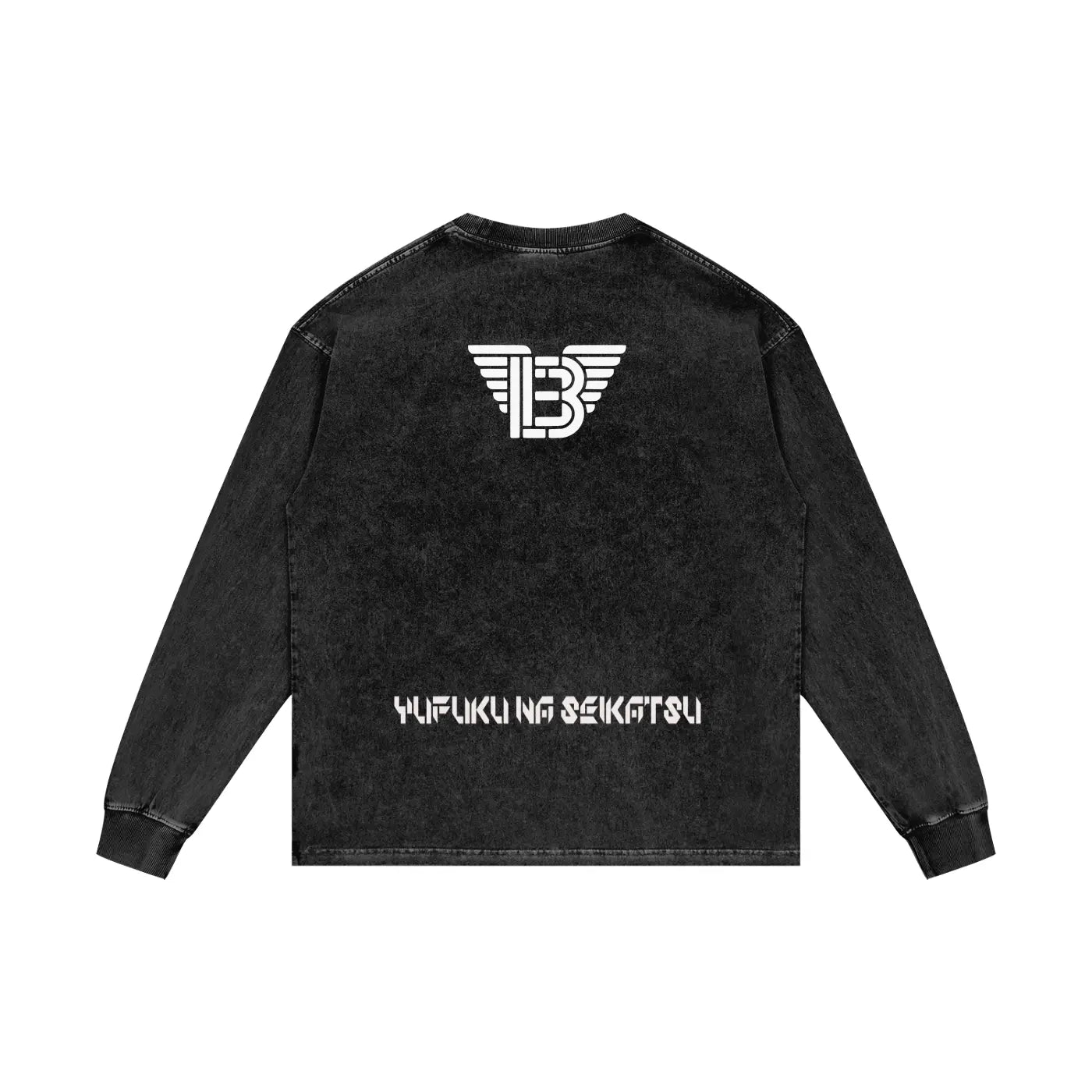 BAC Acid Wash Oversize Long Sleeve T-Shirt ODMPOD