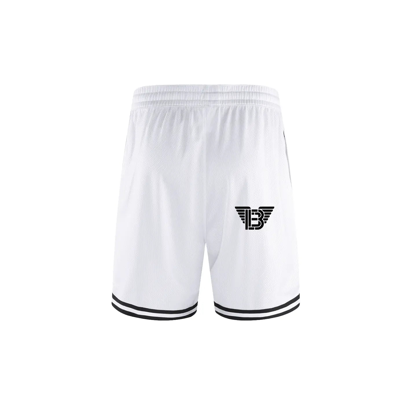BAC Classic Stripe Trim Basketball Shorts BLK Logo ODMPOD