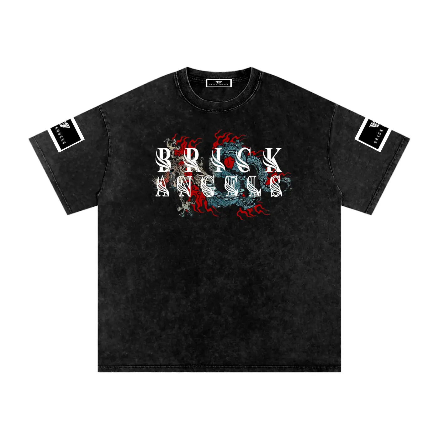 BAC Snow Washed Oversized Cotton T-Shirt ODMPOD