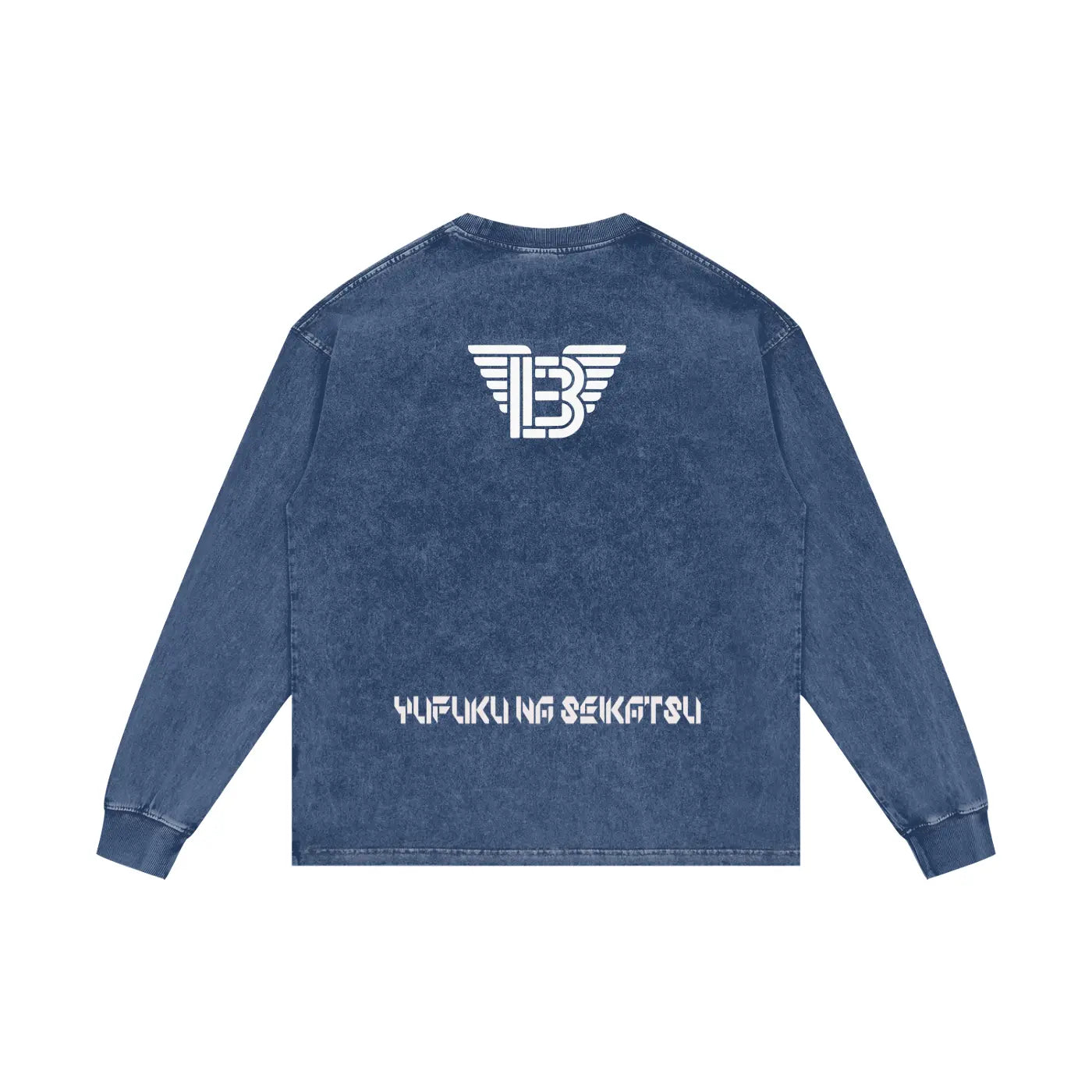 BAC Acid Wash Oversize Long Sleeve T-Shirt ODMPOD
