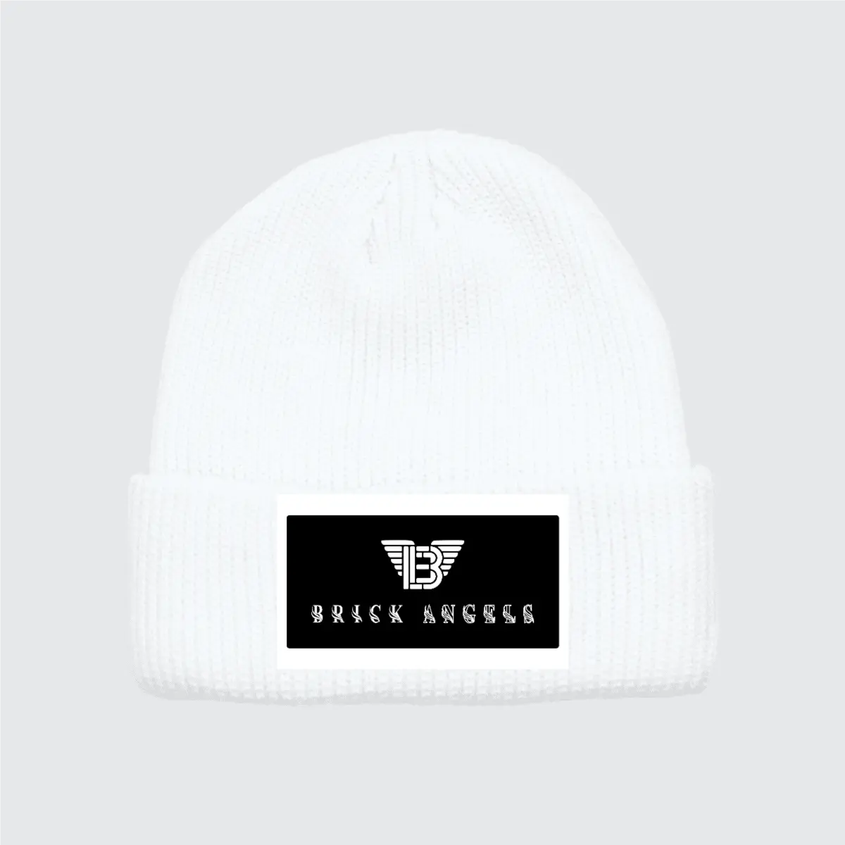 BAC Unisex Warm Knit Beanie Brick Angels Clothing