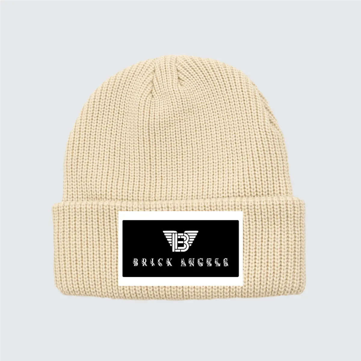 BAC Unisex Warm Knit Beanie Brick Angels Clothing