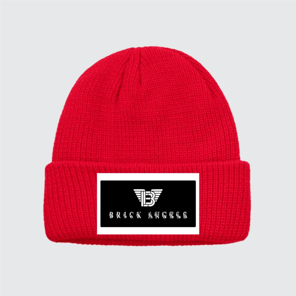BAC Unisex Warm Knit Beanie Brick Angels Clothing