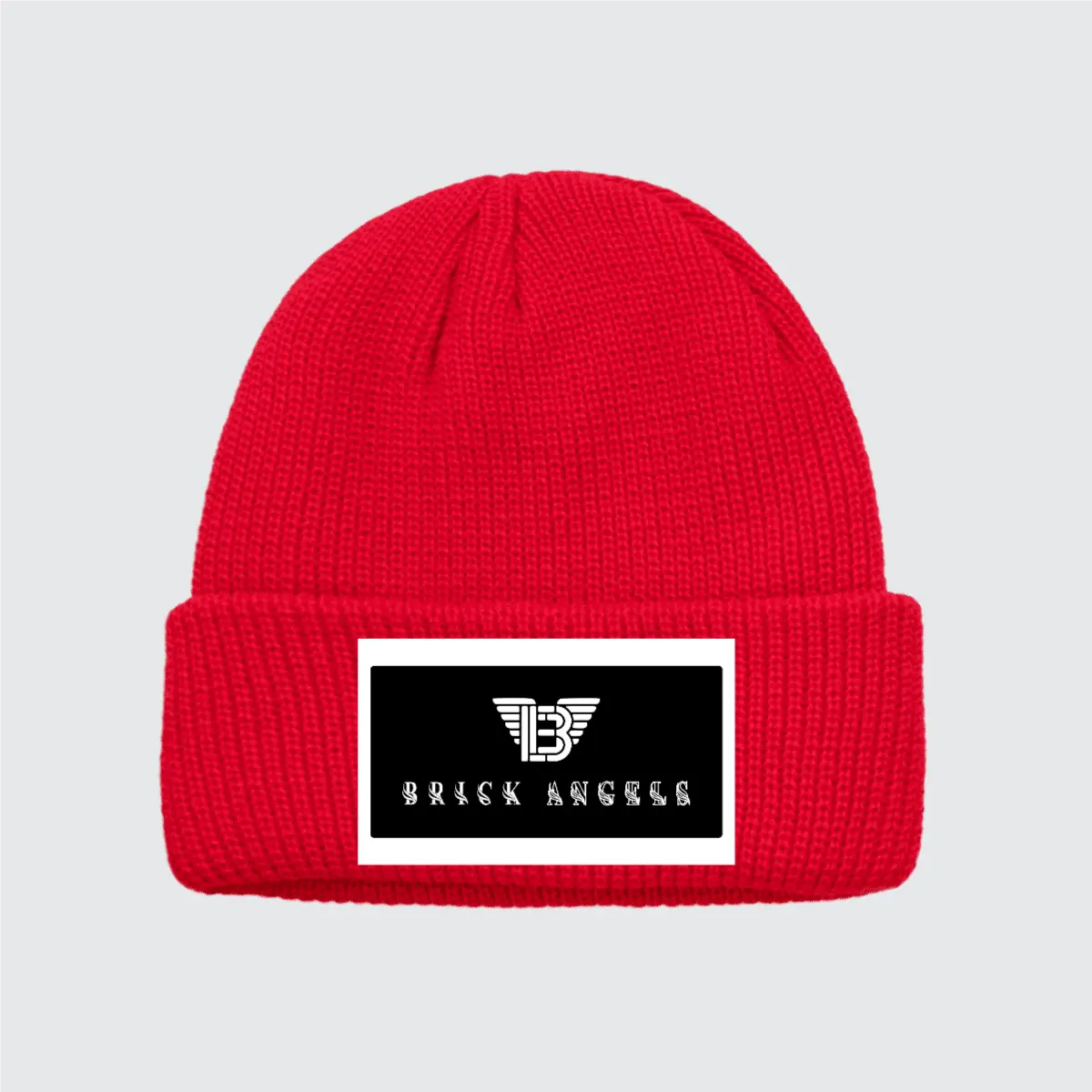 BAC Unisex Warm Knit Beanie Brick Angels Clothing