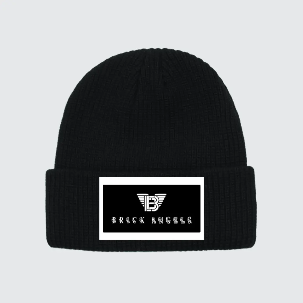 BAC Unisex Warm Knit Beanie Brick Angels Clothing