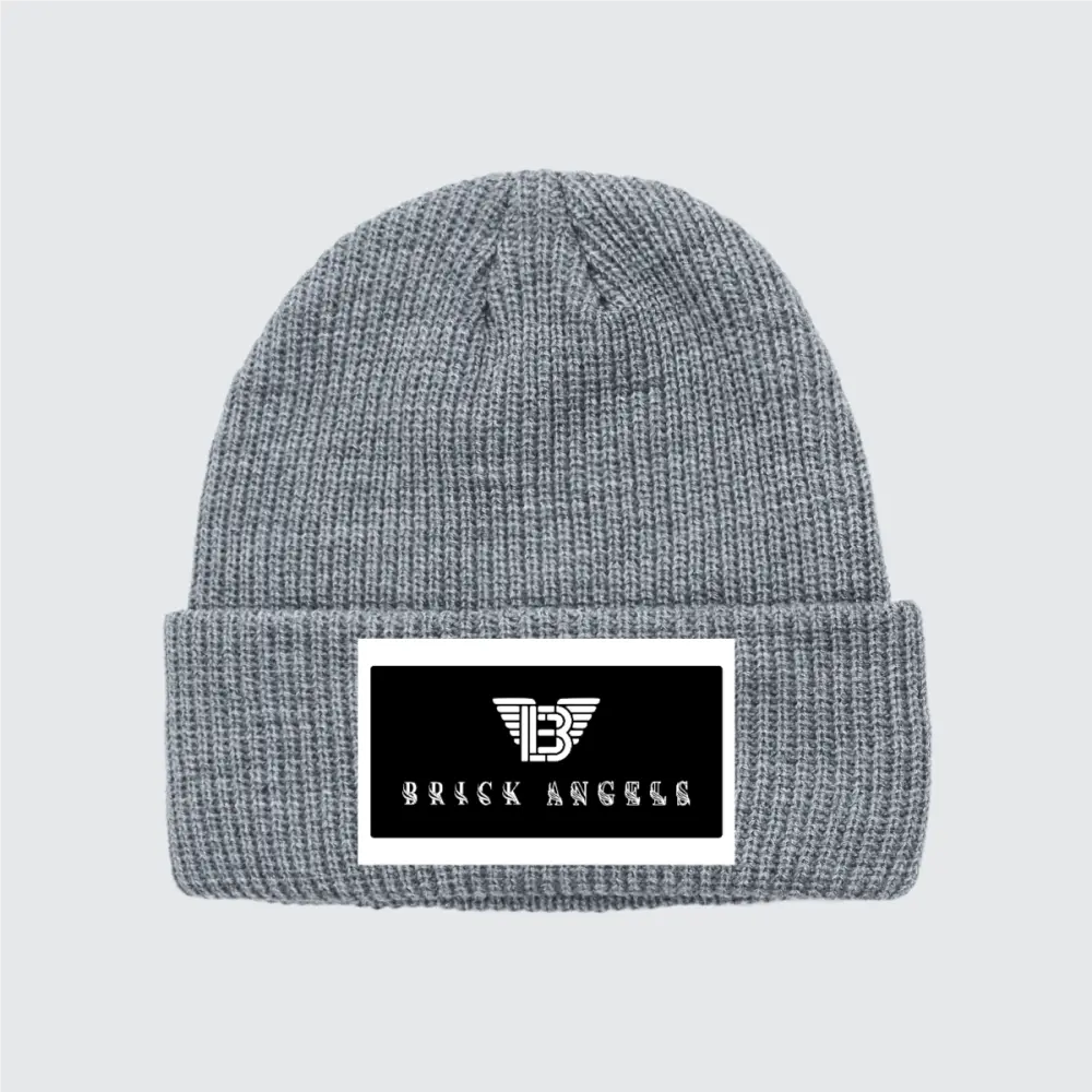 BAC Unisex Warm Knit Beanie Brick Angels Clothing