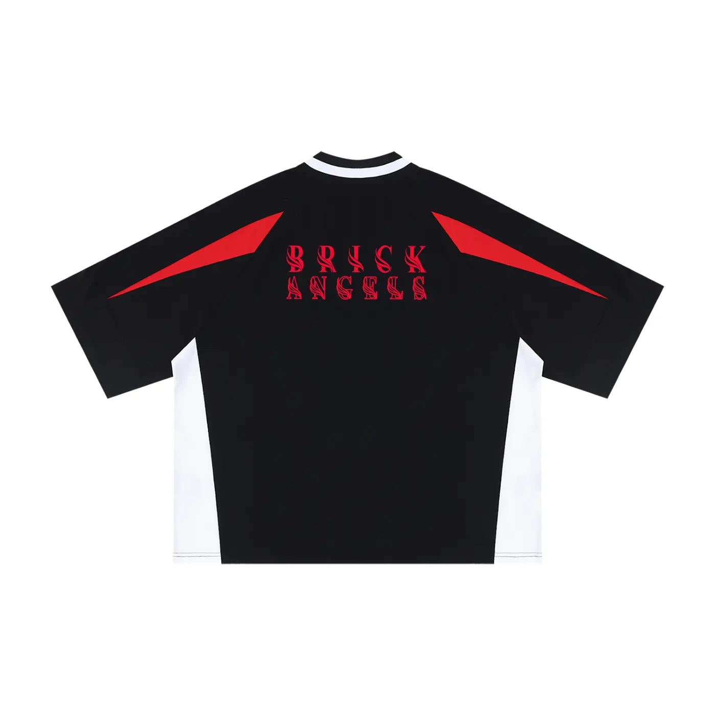 BAC Unisex Oversized Color Block V-Neck T-Shirt ODMPOD