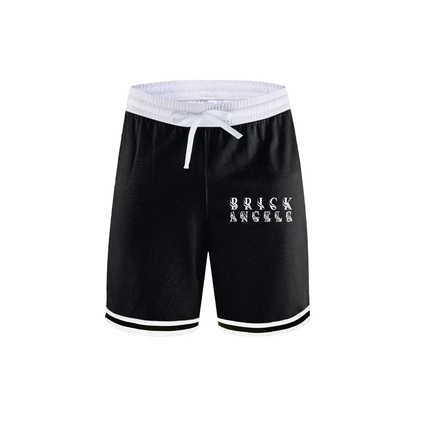 BAC Classic Stripe Trim Basketball Shorts White Logo ODMPOD