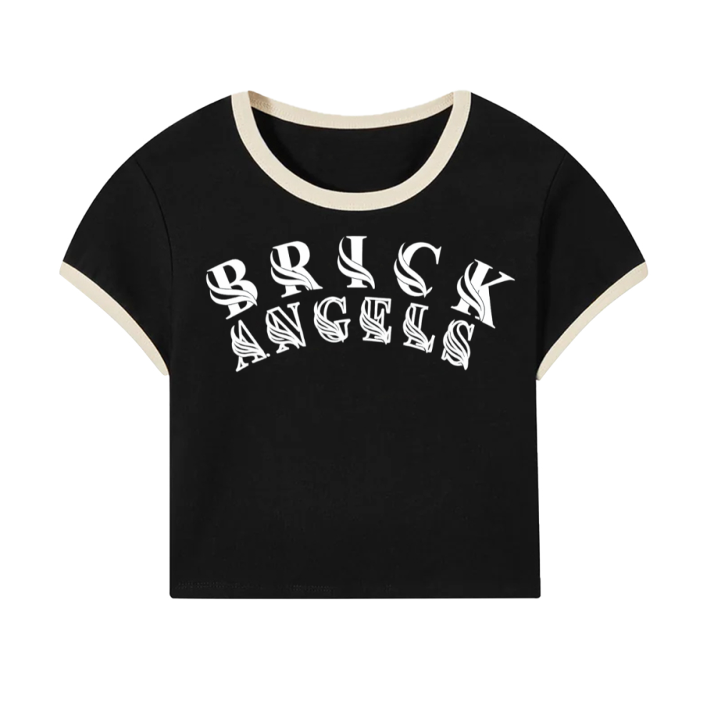 Core Baby Tee Color Ribbing(200GSM) Brick Angels Clothing
