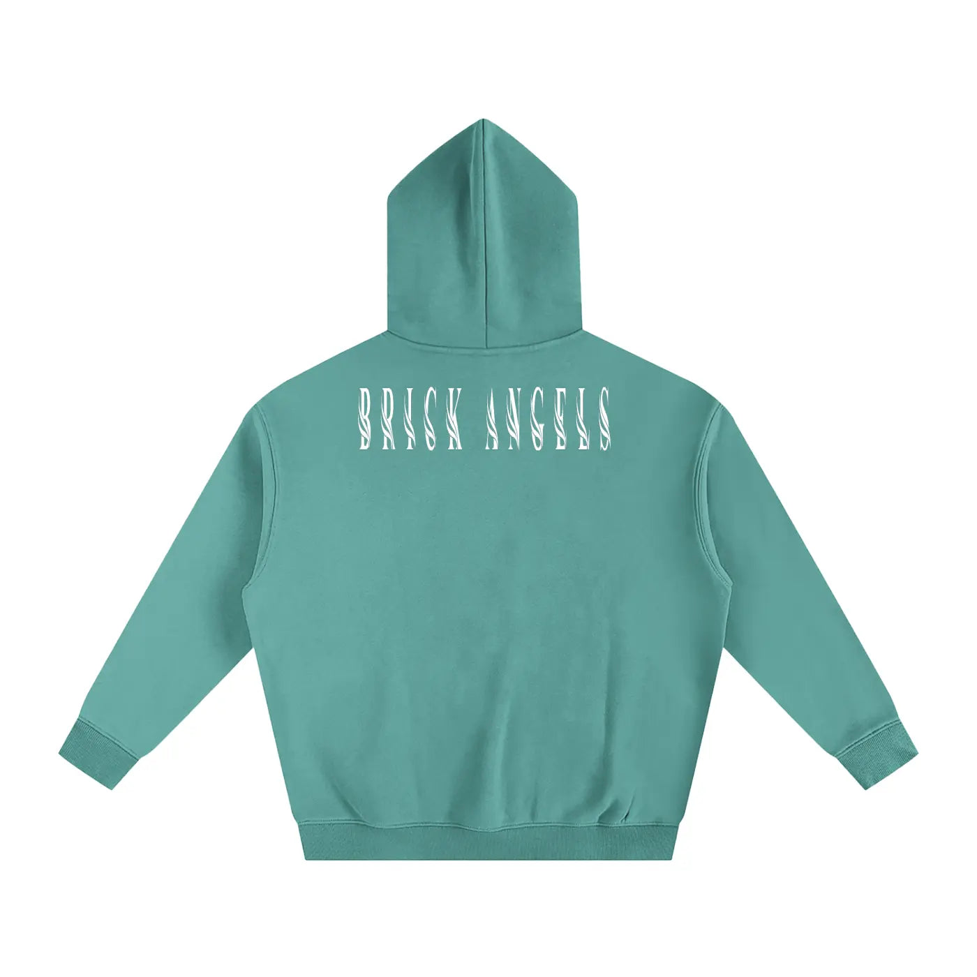 BAC Oversize Fleeced Hoodie White Logo ODMPOD