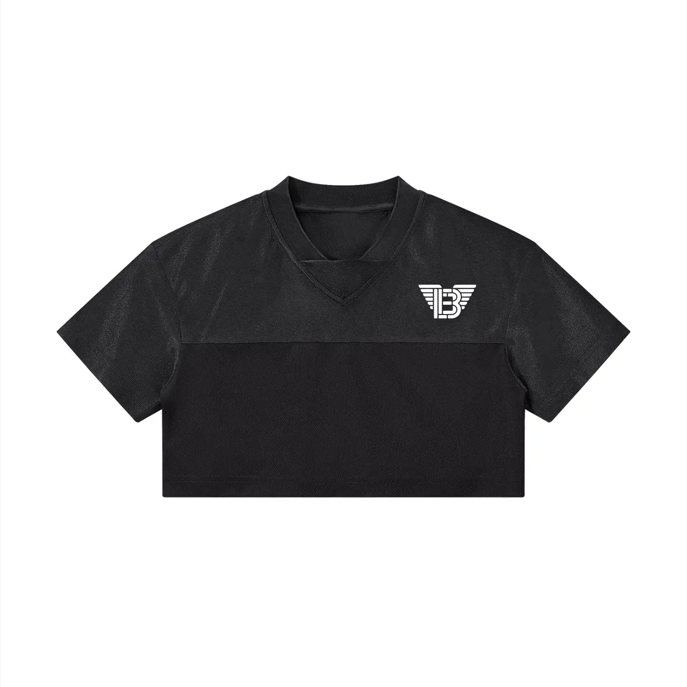 BAC Women’s Cropped Paneled V-Neck Jersey ODMPOD