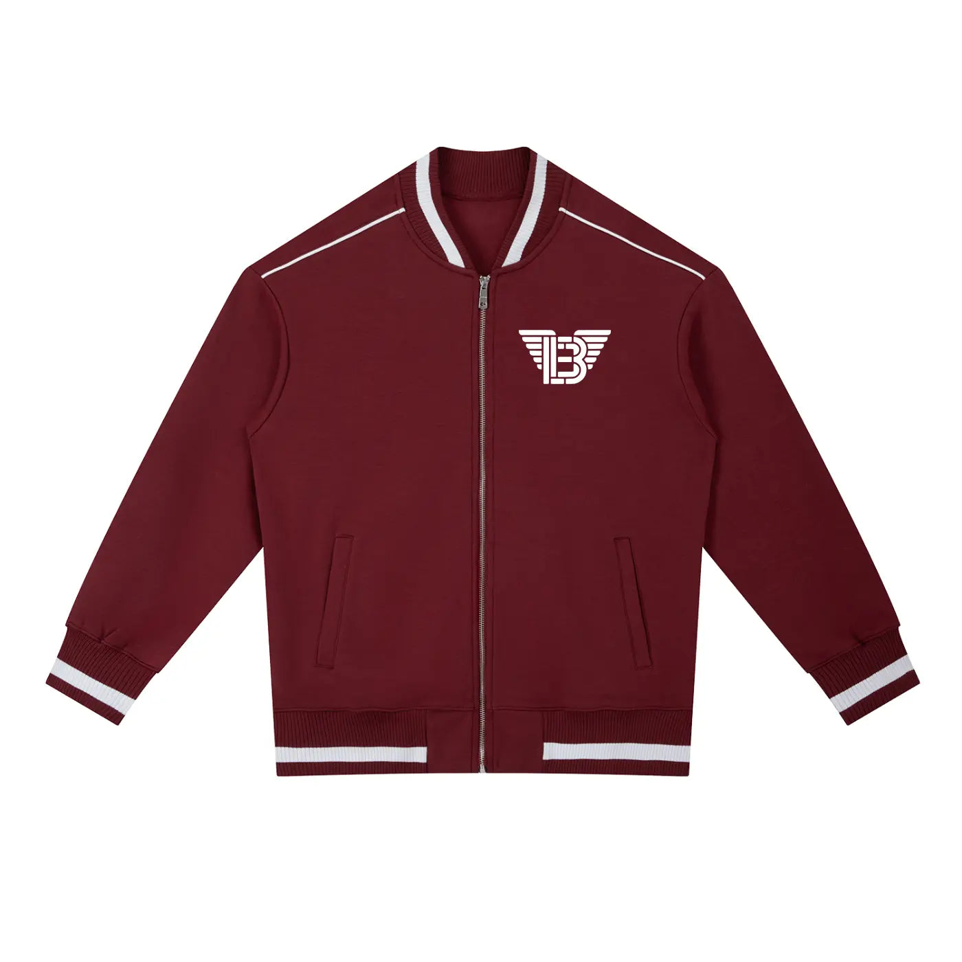 BAC Contrast Piping Zip Bomber Jacket ODMPOD