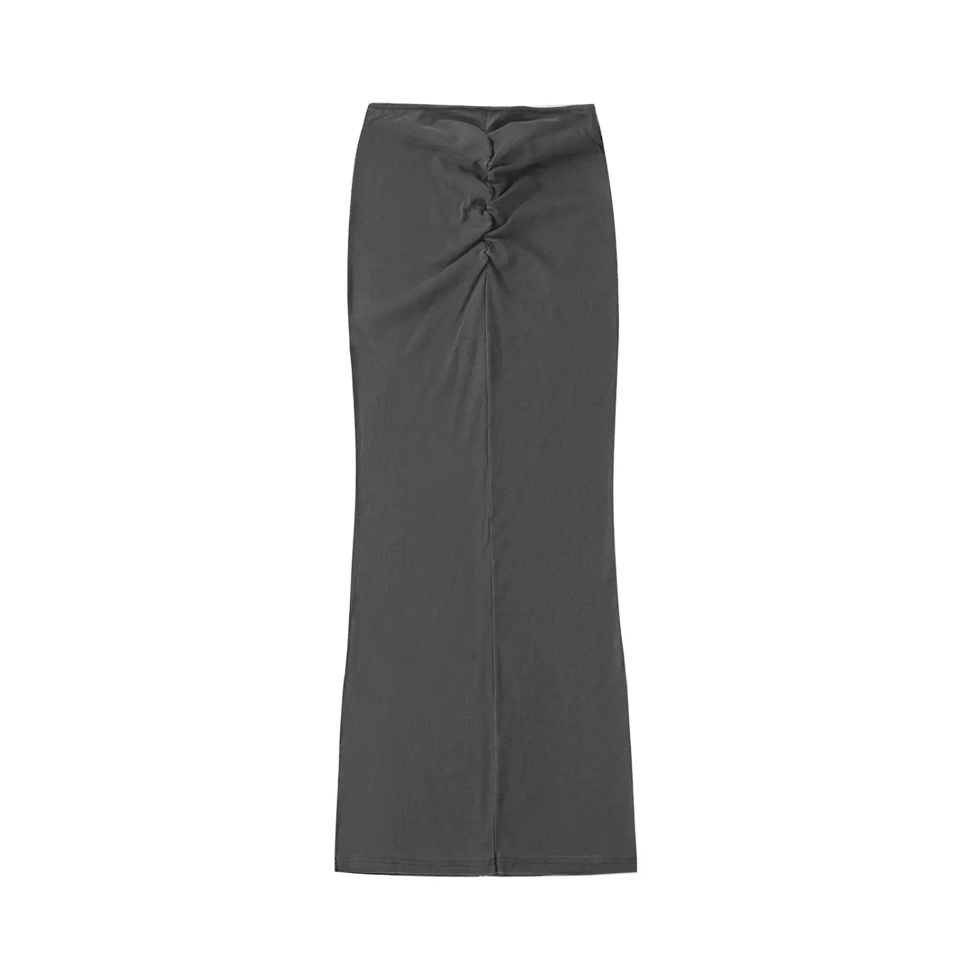 BAC Dyed Washed Drawstring Maxi Skirt ODMPOD