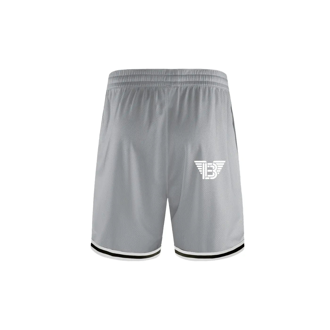 BAC Classic Stripe Trim Basketball Shorts White Logo ODMPOD