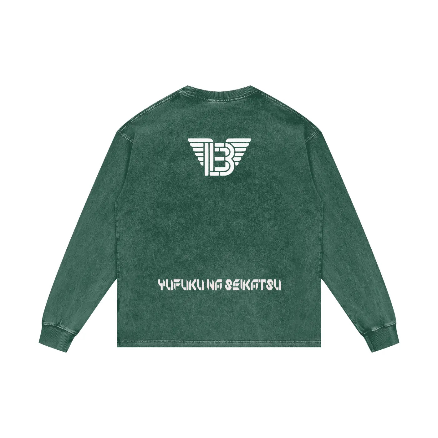 BAC Acid Wash Oversize Long Sleeve T-Shirt ODMPOD