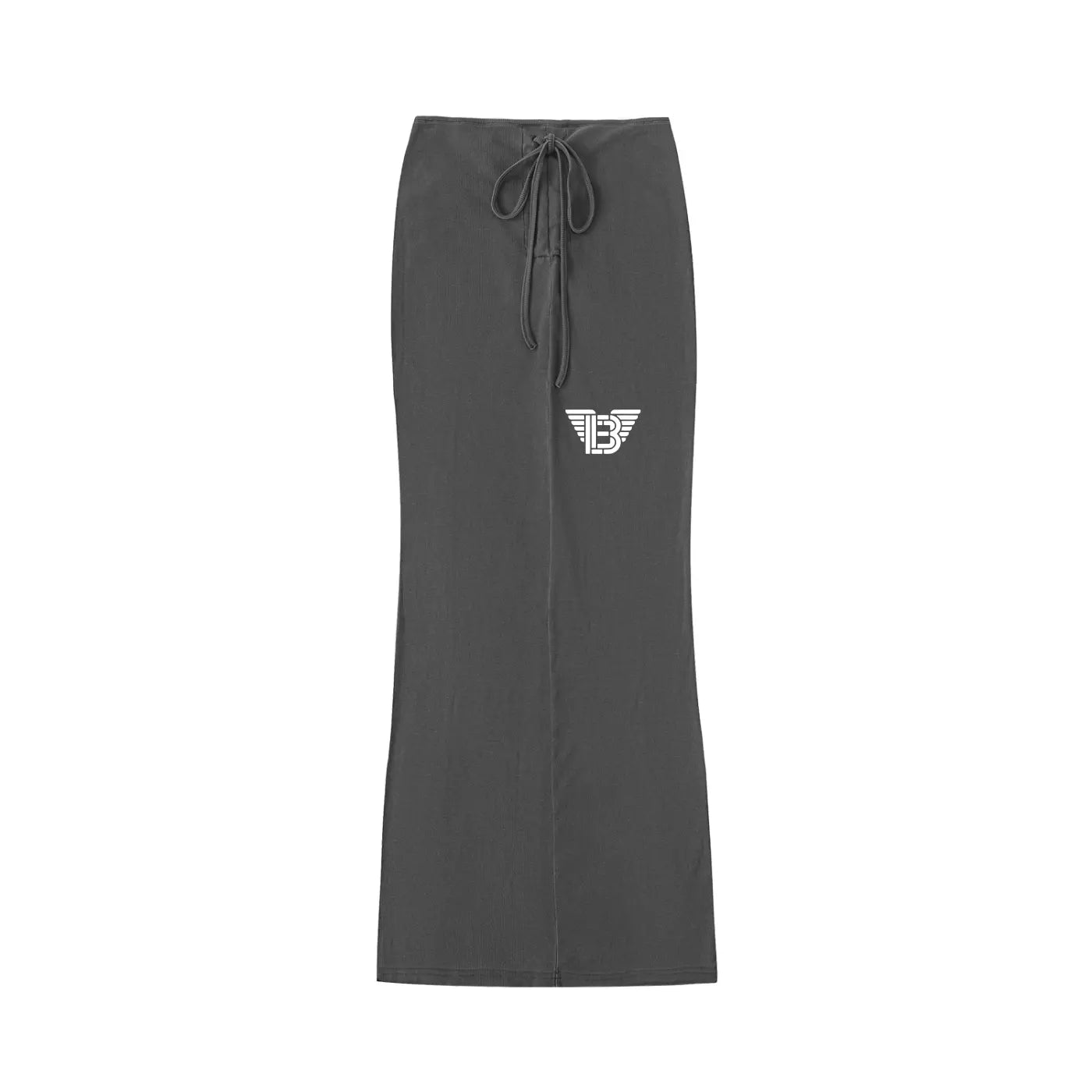 BAC Dyed Washed Drawstring Maxi Skirt ODMPOD