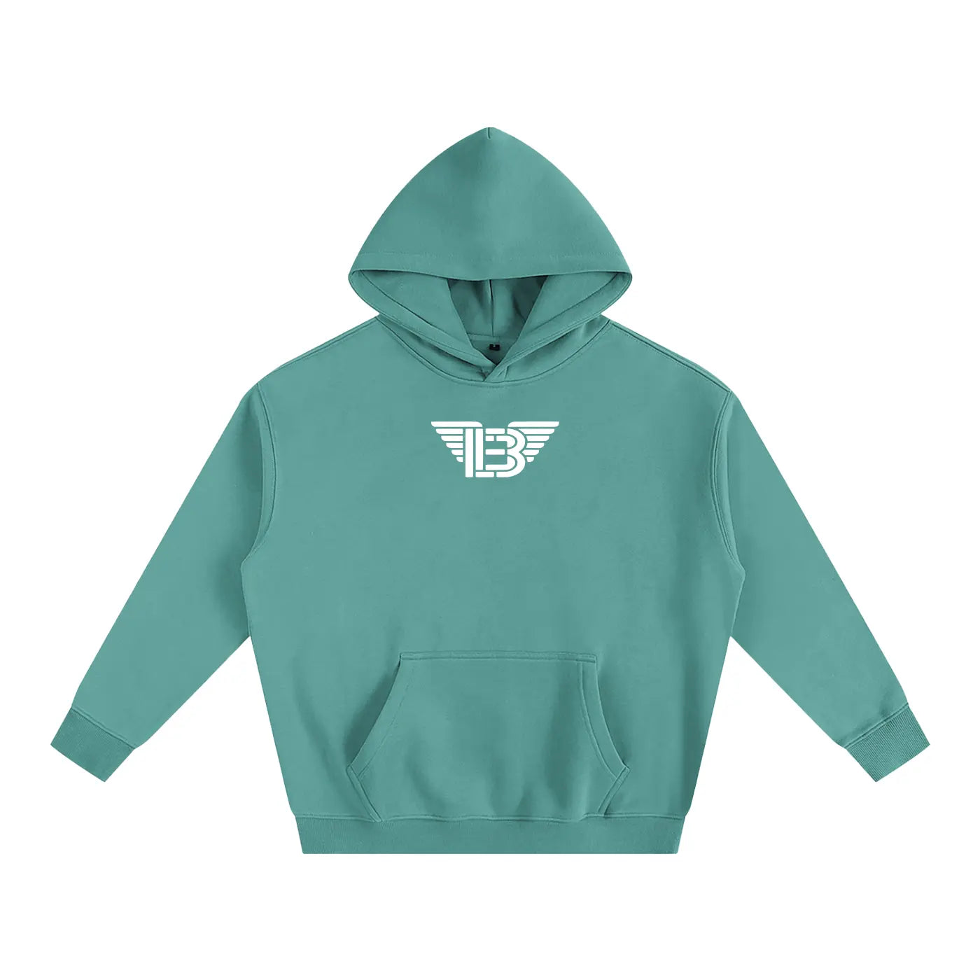 BAC Oversize Fleeced Hoodie White Logo ODMPOD