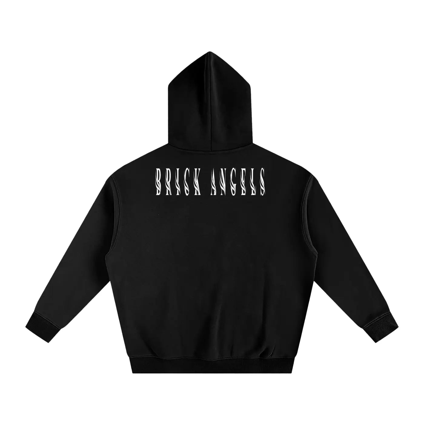 BAC Oversize Fleeced Hoodie White Logo ODMPOD