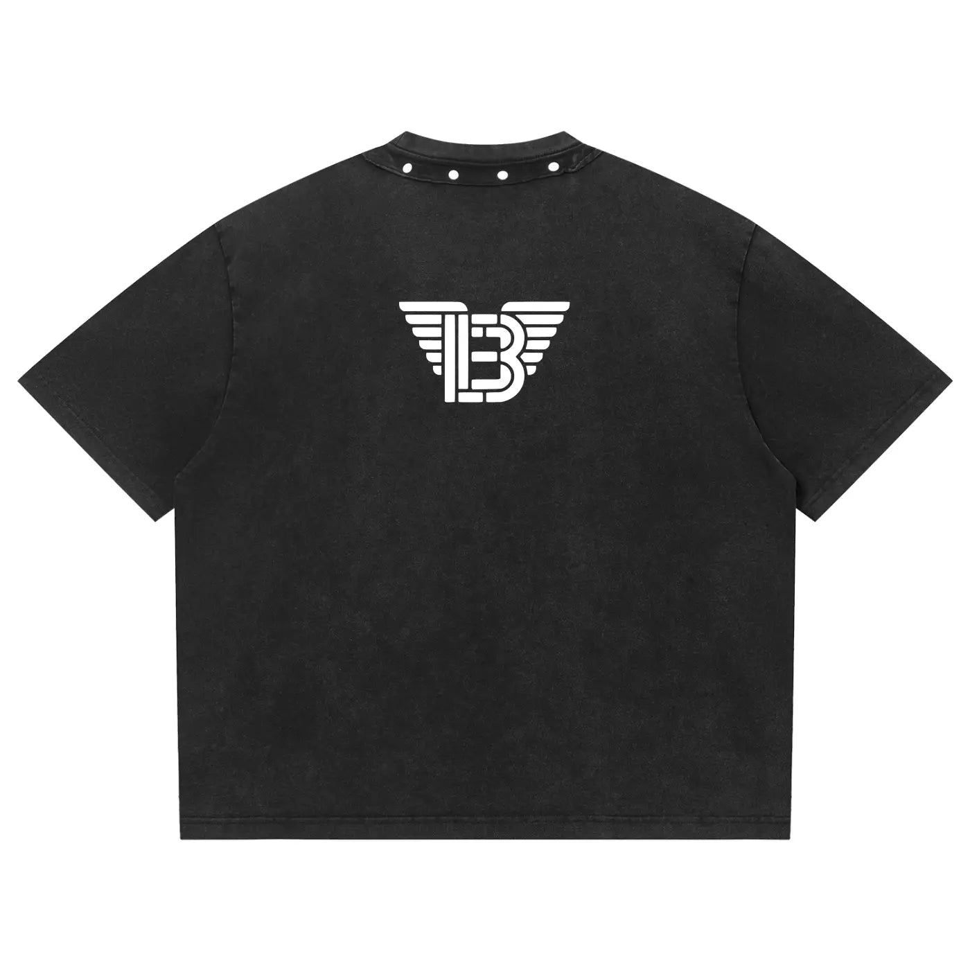 BAC Unisex Washed Boxy Studded T-Shirt ODMPOD