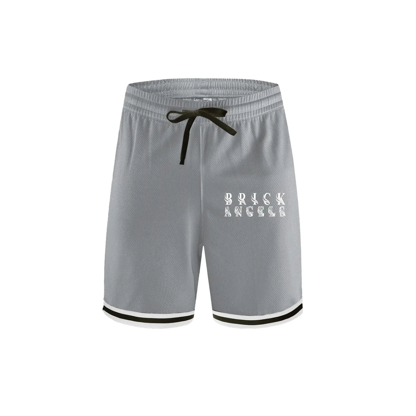 BAC Classic Stripe Trim Basketball Shorts White Logo ODMPOD