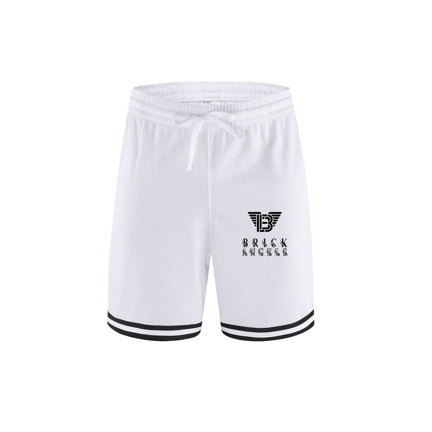 BAC Classic Stripe Trim Basketball Shorts BLK Logo ODMPOD