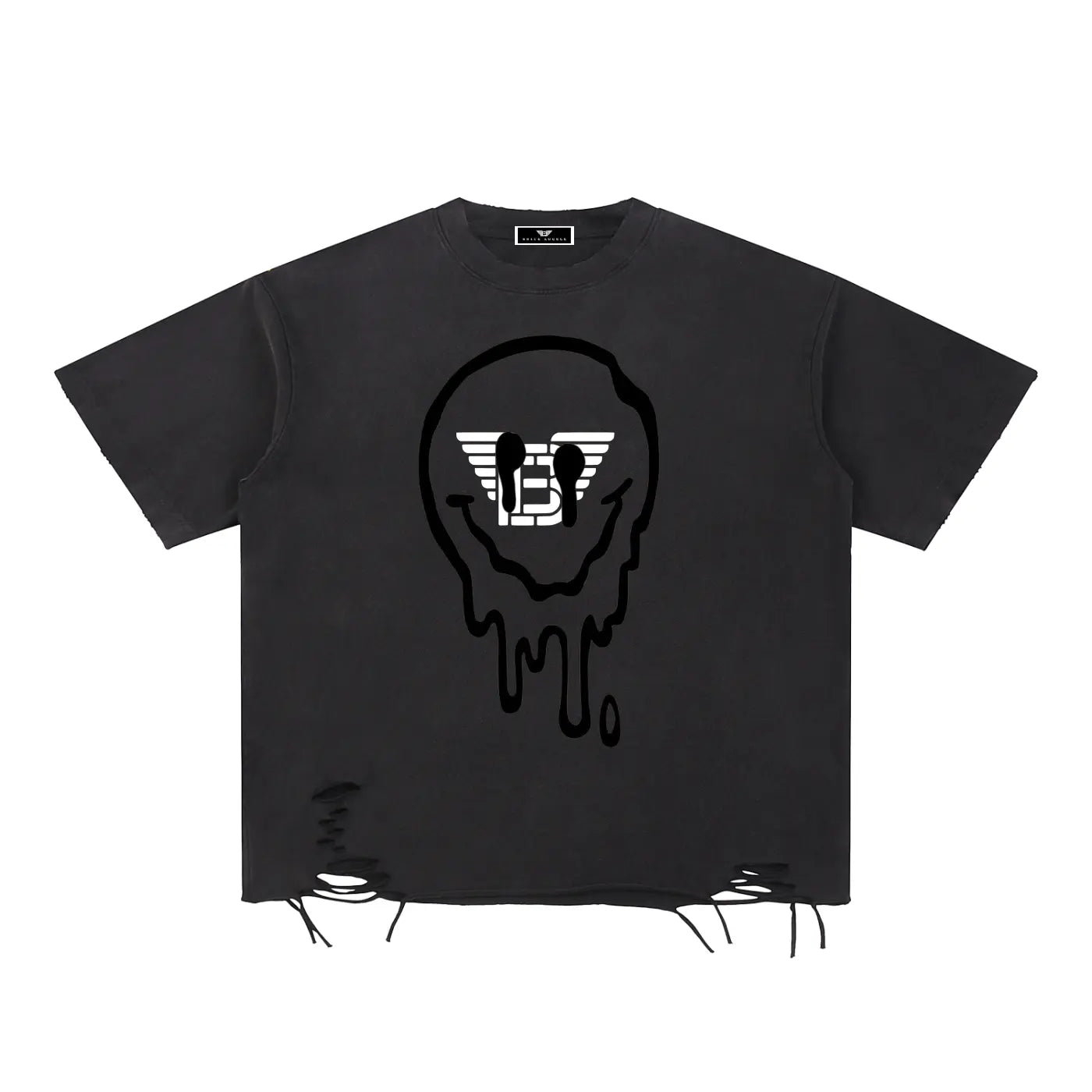 BAC Snow Washed Raw-Hem T-Shirt ODMPOD
