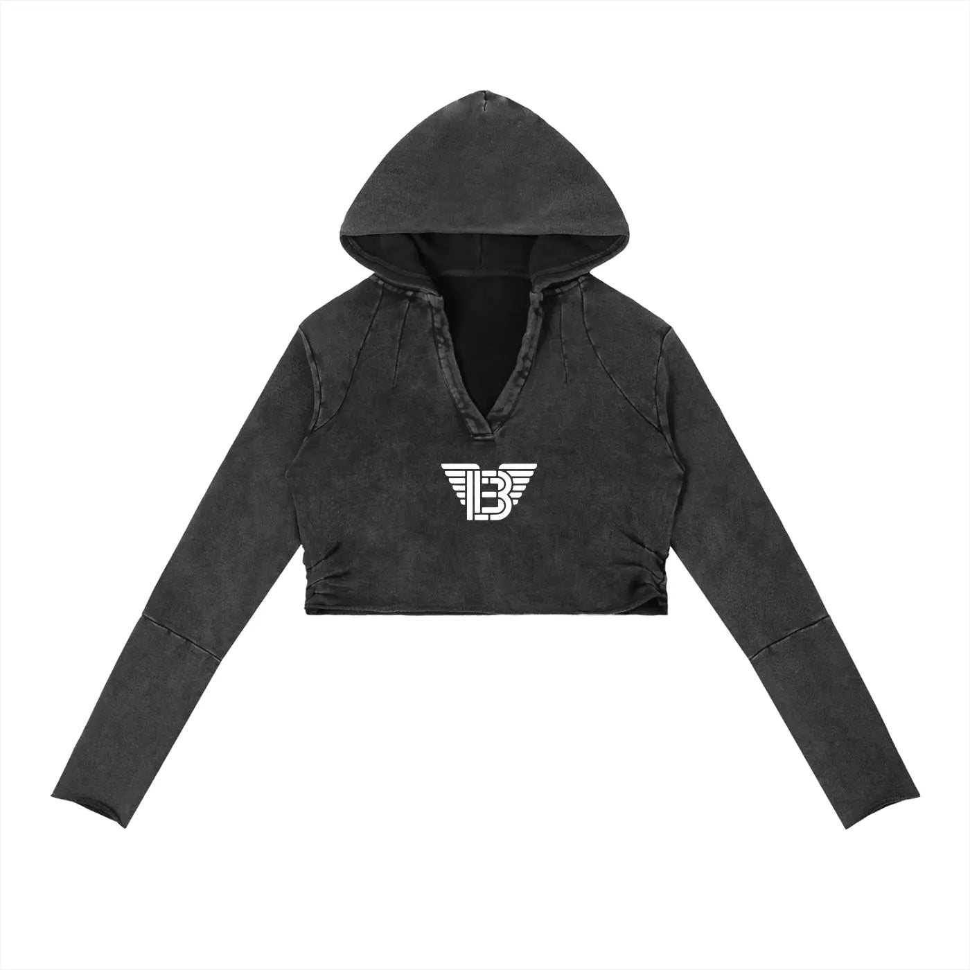 BAC Vintage Washed Raw Edge Hoodie ODMPOD