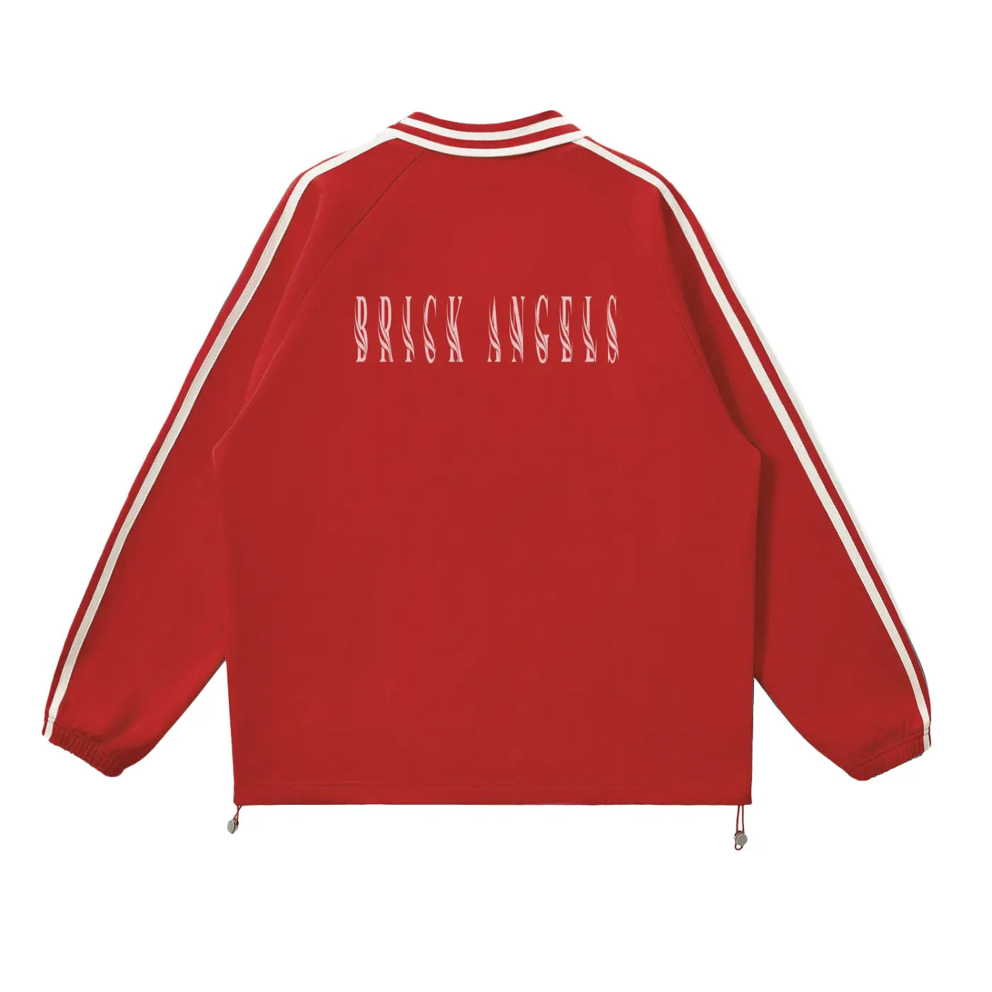 BAC Unisex Contrast Striped Lapel Collar Sweatshirt ODMPOD