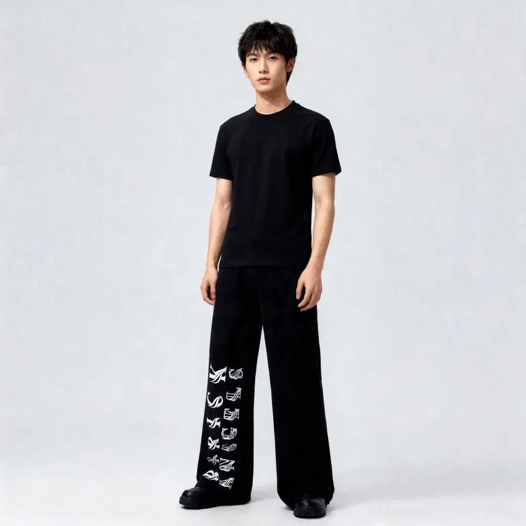 BAC Unisex Heavyweight 100% Cotton Terry Wide Leg Sweatpants（400GSM ） Brick Angels Clothing