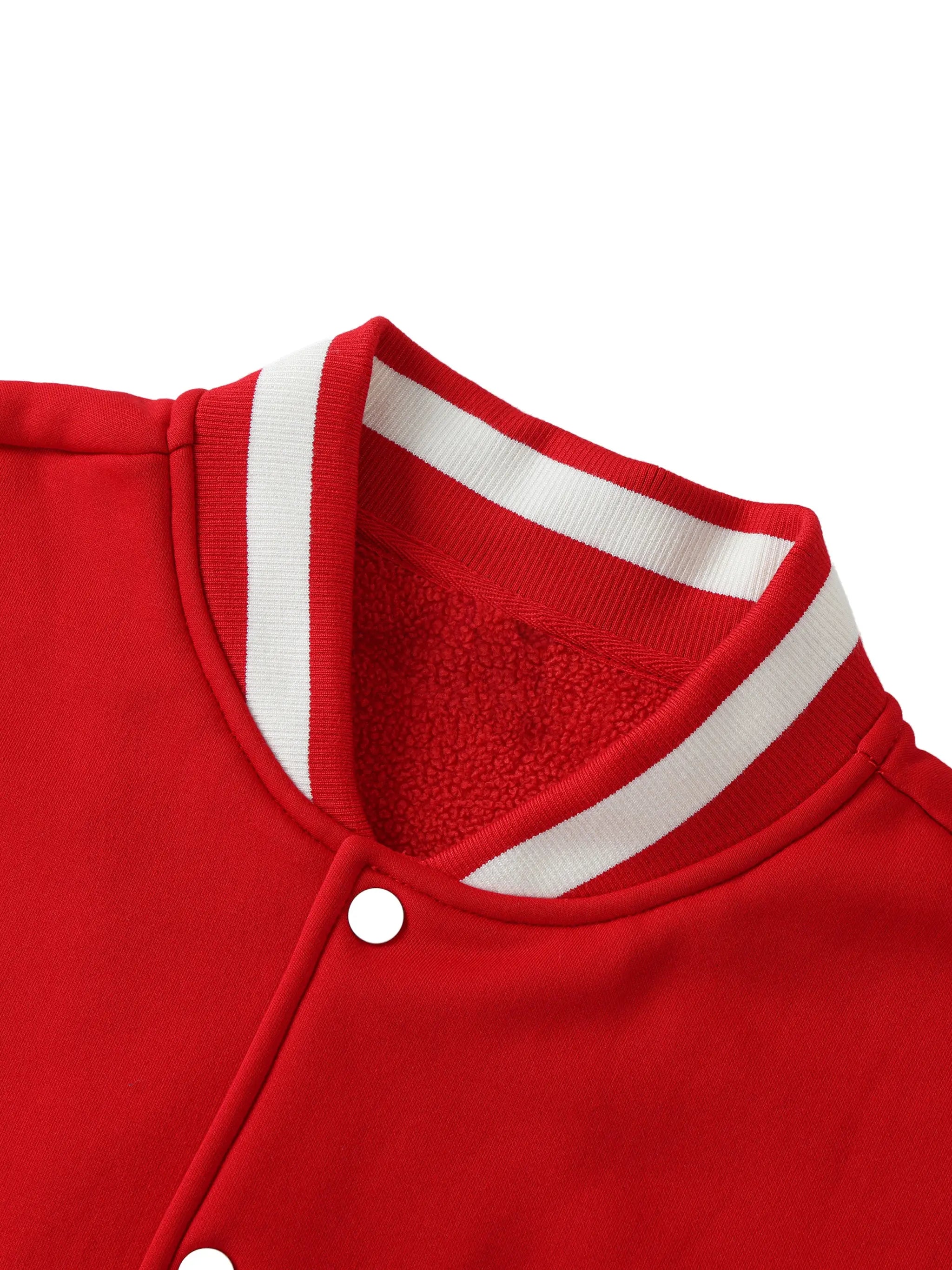 BAC Two-Tone Fleeced Varsity Jacket ODMPOD