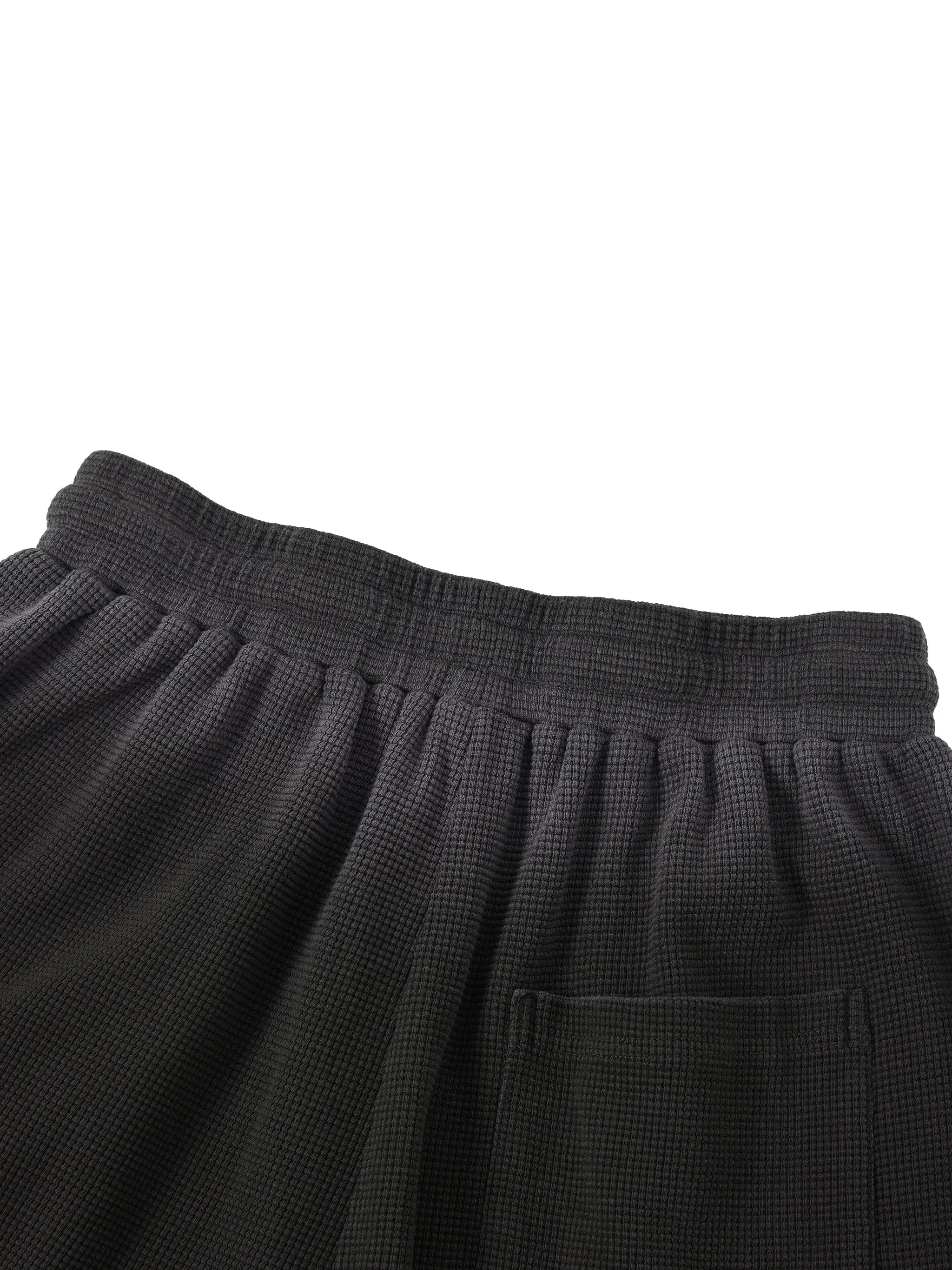 BAC Unisex Sunfade Waffle Raw Hem Shorts ODMPOD