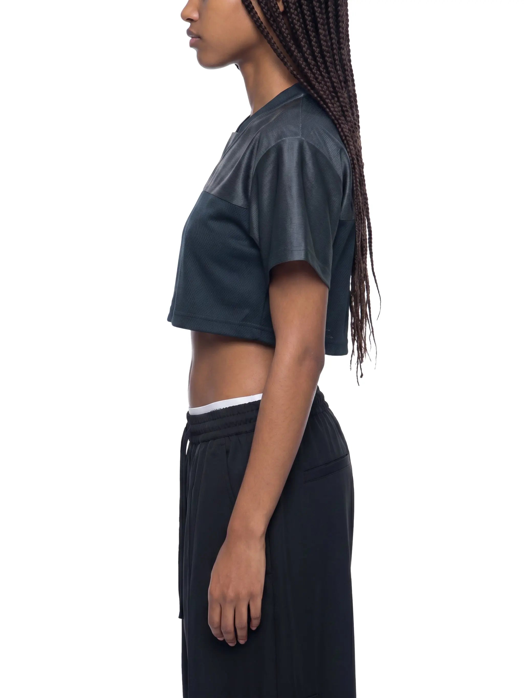 BAC Women’s Cropped Paneled V-Neck Jersey ODMPOD