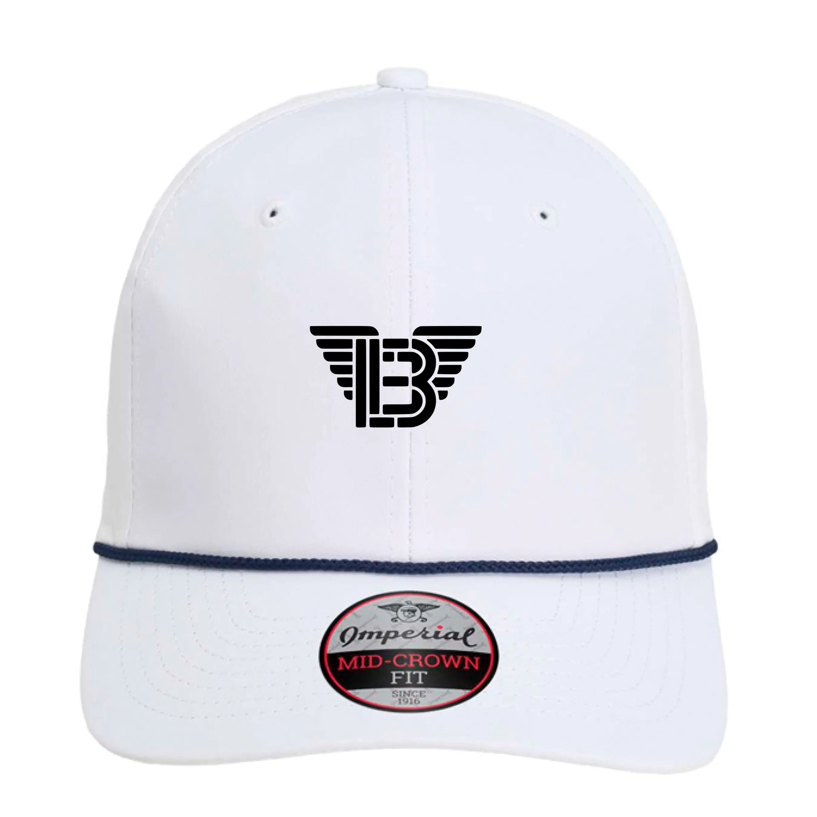 White/ Navy - FRONT