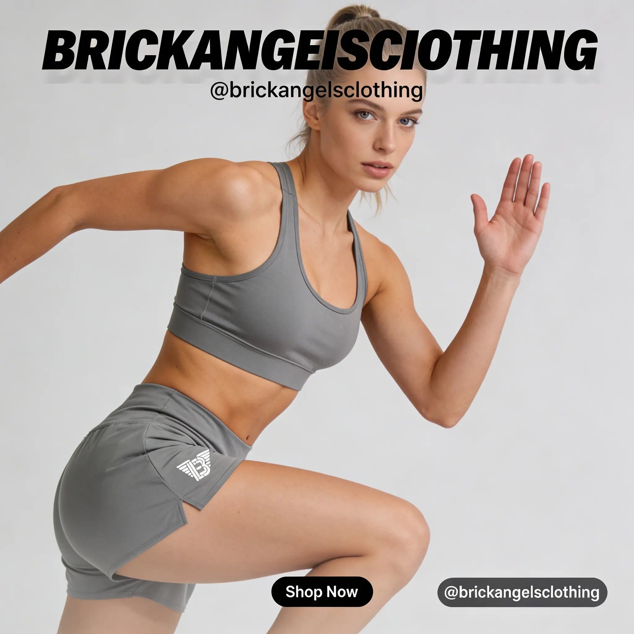 BAC Women Sport Tek Short Brick Angels Clothing